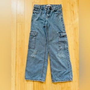 Zara Girl Cargo Demin, Size 11-12